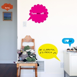 Sticker muraux Bulles BD Pack A par Studio 2x4 - Stickers muraux Design - Une exclusivit Stickboutik.com