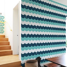 Stickers Design et Papier Peint Adhsif Scallops par Jim Houser - Stickers muraux Design originaux et indits