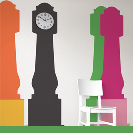 Sticker muraux Grandfather Clock par Studio Habraken - Stickers Tendance et dco rtro, originaux et indits