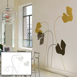 Stickers Design et Papier Peint Adhsif Cyclamen par Ilan Dei - Stickers muraux Design originaux et indits