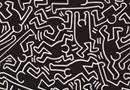 Fresque Murale Dancers Noir   Keith Haring - stickboutik.com