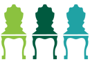 Stickers Gants: Stickers chaises bar...  Jan Habraken - 22.95 €